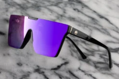Clarity Sunglasses: BLACK -Heatwave clarity rose ultraV