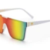 Clarity Sunglasses: White -Heatwave clarity white render SPECTRUM