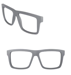 Custom Vise -Heatwave frame steel grey