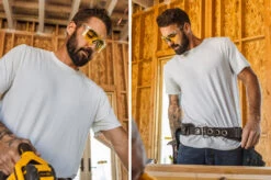 Future Tech Sunglasses: Vapor Clear Frame Hi-Vis Yellow Lens Z87+ 4 Future Tech Sunglasses: Vapor Clear Frame Hi-Vis Yellow Lens Z87+ -Heatwave future hivis