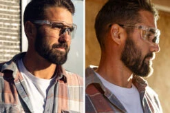 Future Tech Glasses: Vapor Clear Frame Anti Fog Clear Lens Z87+ -Heatwave future tech clear