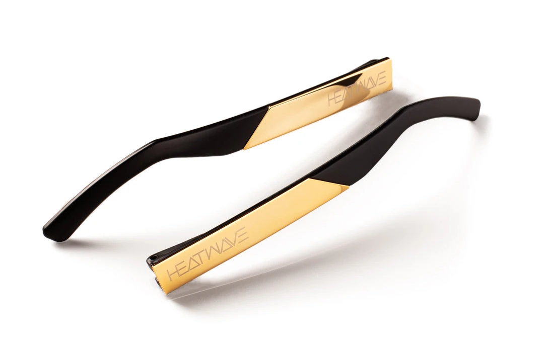 Arms: Metal Panels Arms: Metal Panels -Heatwave gold metal panel arms