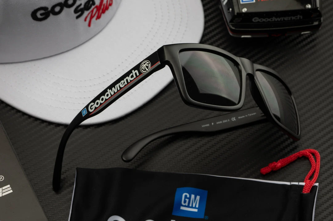 XL VISE Sunglasses: GM Goodwrench Customs XL VISE Sunglasses: GM Goodwrench Customs -Heatwave goodwrenchVISE blackr lens 1