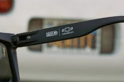 Lazer Face Sunglasses: Chevrolet / Corvette Customs -Heatwave insideprint