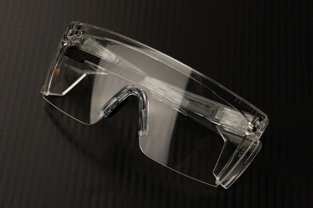 Performance Lazer Face Sunglasses: Anti Fog Clear Lens Z87+ Performance Lazer Face Sunglasses: Anti Fog Clear Lens Z87+ -Heatwave lazer face clear