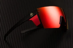 Performance Lazer Face Sunglasses: Red/Orange Z87+ -Heatwave lazer red 1