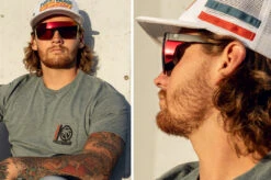 Performance Lazer Face Sunglasses: Red/Orange Z87+ -Heatwave lazer sunblast lifestyle