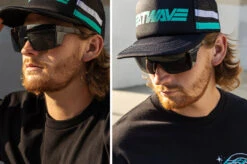Performance Lazer Face Sunglasses: Black Z87+ -Heatwave lazerblack lifestyle