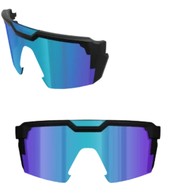 Custom Future Tech -Heatwave lens galaxy blue