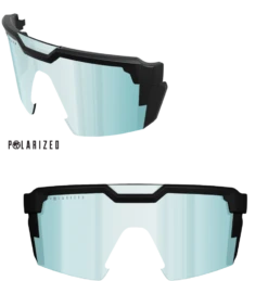 Custom Future Tech -Heatwave lens polarized arctic chome