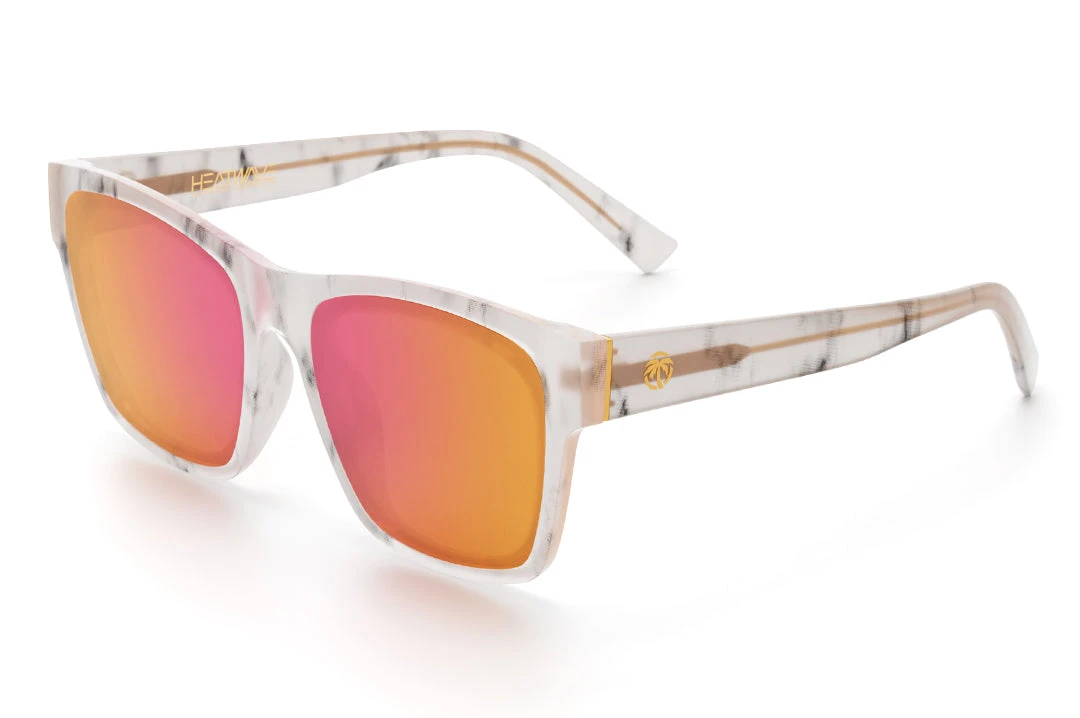 Marylin Sunglasses: Marble Marylin Sunglasses: Marble -Heatwave marylin marble whitebg