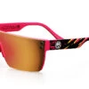 Kids Lazer Face Sunglasses: Pink Waverunner -Heatwave pinkwave