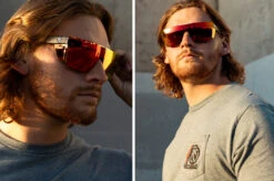 Performance Quatro Sunglasses: Red/Orange Z87+ -Heatwave quatro sunblast lifestyle