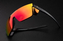 Performance Quatro Sunglasses: Red/Orange Z87+ -Heatwave quatrofirestorm