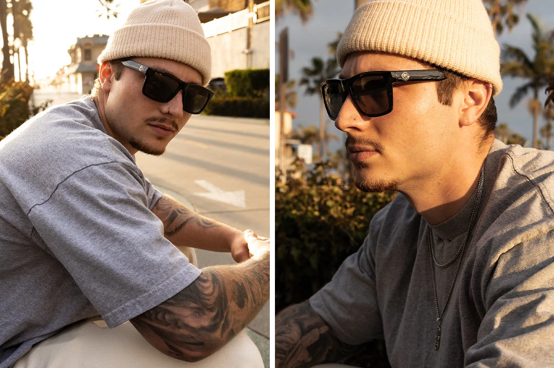 USA VISE Sunglasses: GLOSS BLACK USA VISE Sunglasses: GLOSS BLACK -Heatwave usa VISE