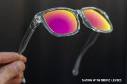 Apollo Sunglasses: Vapor Clear -Heatwave vaporapollotropic