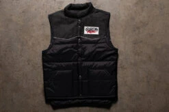 Heat Wave Cab Over Vest Black Denim (SIZE L ONLY) -Heatwave vest black denim