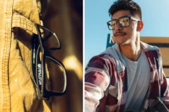 VISE Z87 Sunglasses Black Frame: Clear Lens -Heatwave z87vise